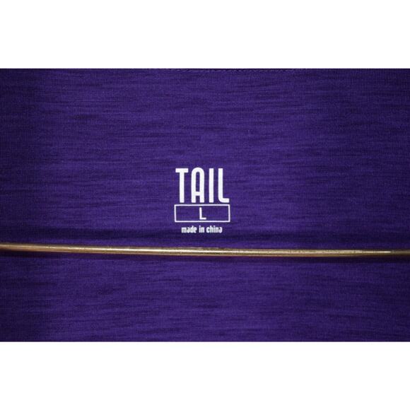 LSU Purple Wrap Open Cardigan Top Bling Blouse Glitter Rhinestones by Tail - Picture 4 of 10